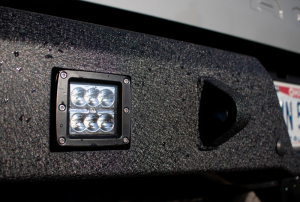 Toyota Tacoma Rear Bumper - Fishbone Offroad - FB22361 - Textured Black Powder Coat - `16-`27